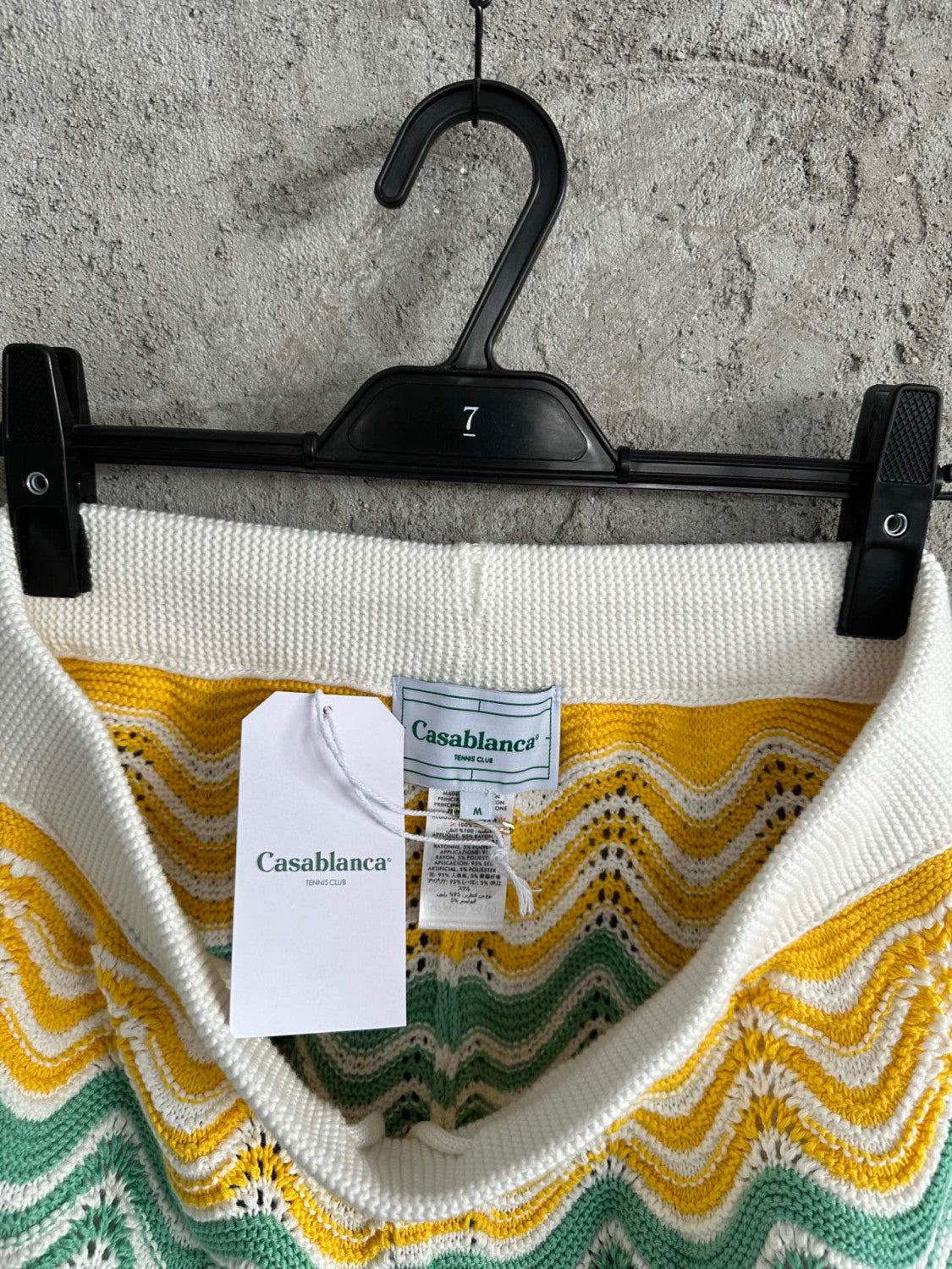 Casablanca Paris Gradient Wave Knit Shirt Shorts #336937