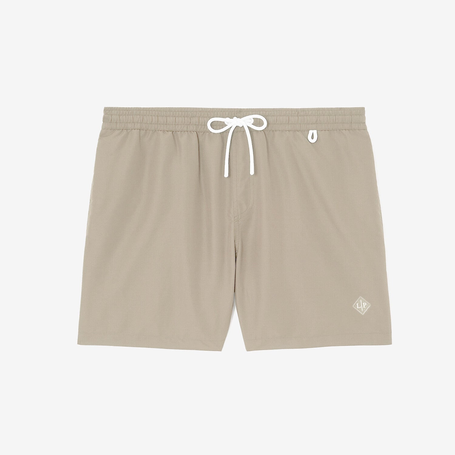 Loro Piana Men's Summer Letter Solid Color Mid Waist Tie Straight Bay Swim Shorts Ngvp #9959