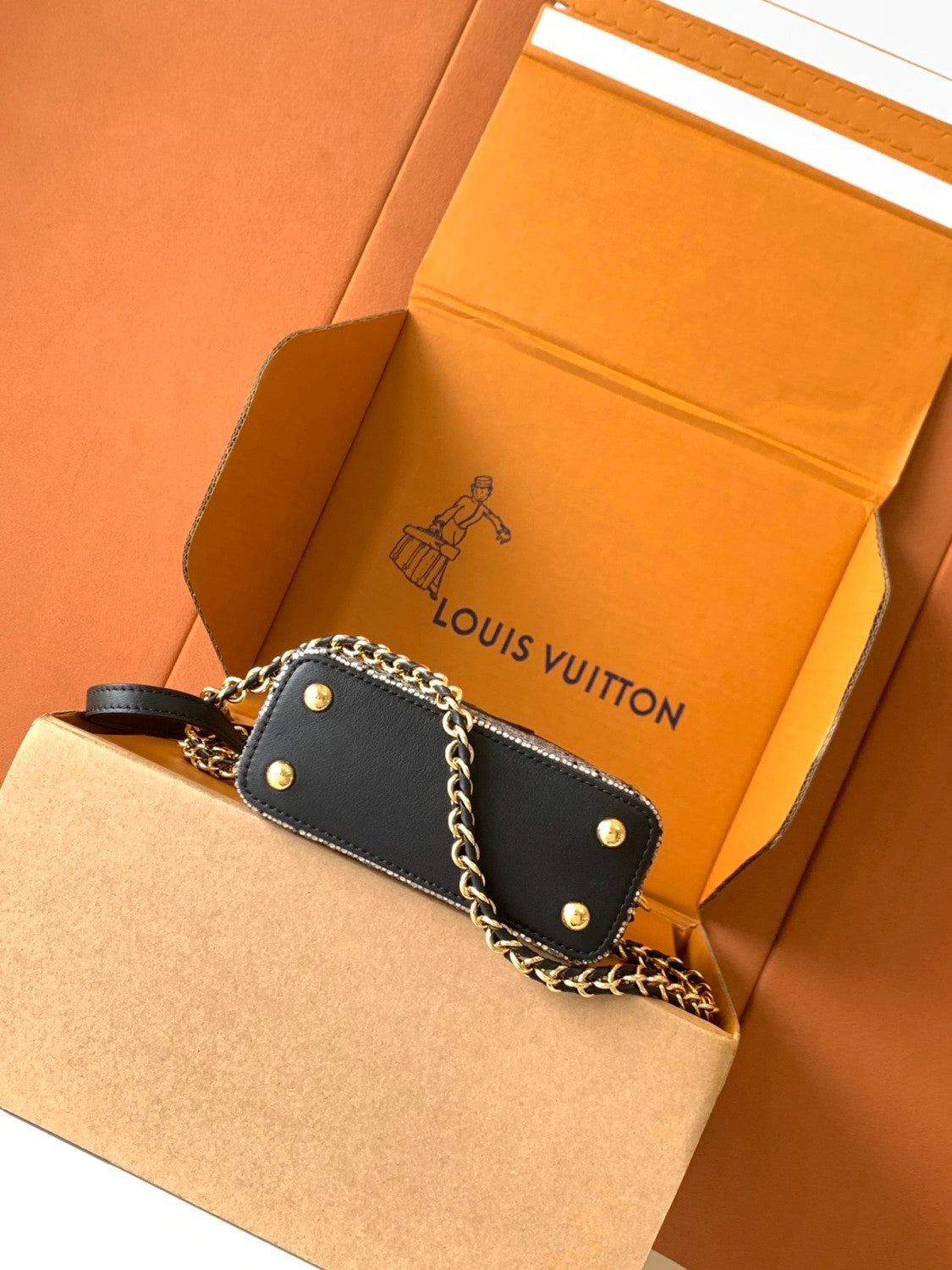 Louis Vuitton Women's Fashion Classic Crocodile Patterned Handbag With Hand Embedded Diamond Logo Letter Badge Dual-strap Tote Crossbody Bag Shoulder Black Bag Bags #79297
