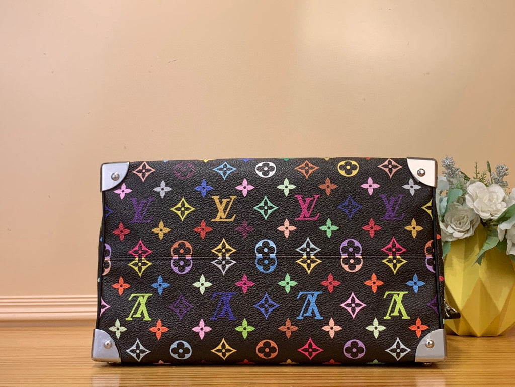 Louis Vuitton Lv X Tm Speedy Soft 30 Women Solid Color Detachable Adjustable Shoulder Strap Zipper Closure Cow Leather Single Shoulder Crossbody Tote Travel Bag Bags #75433