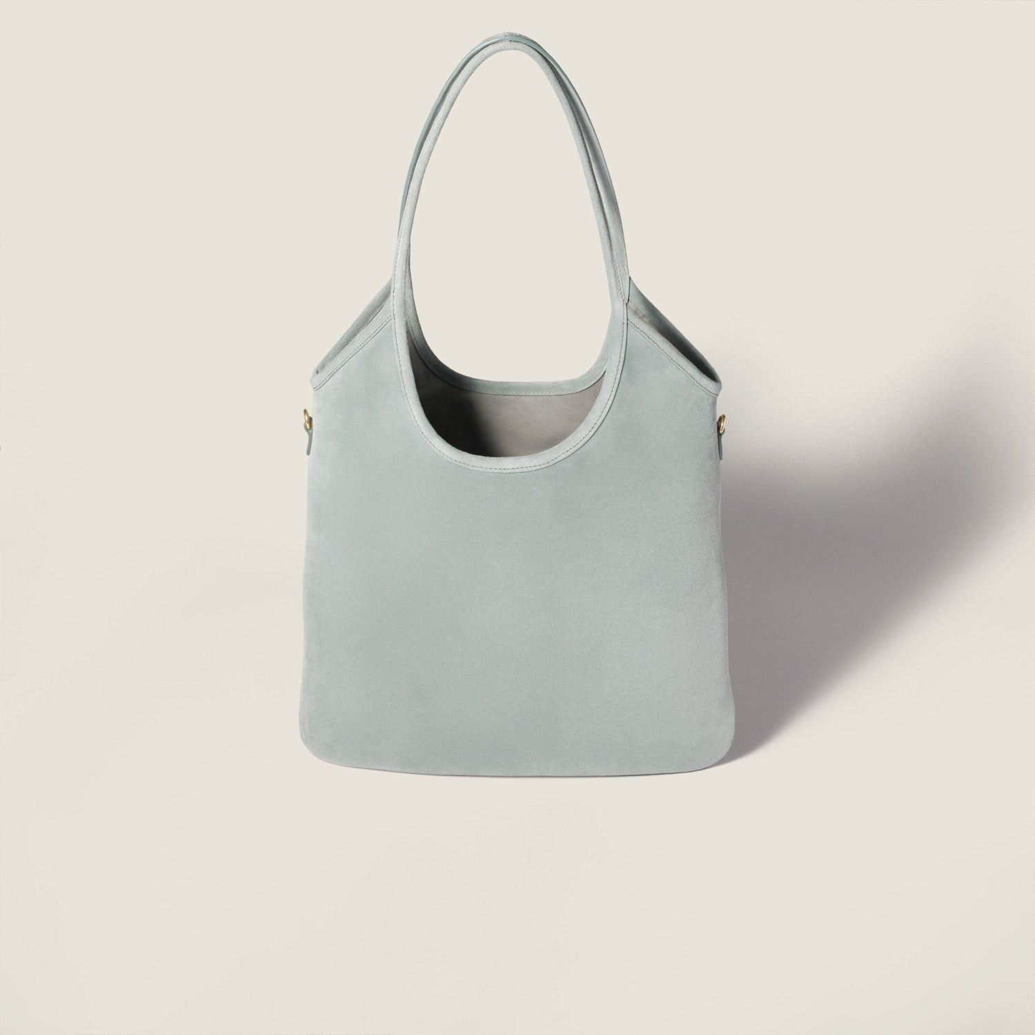 MiuMiu Powder Blue Ivy Suede Bag #382952
