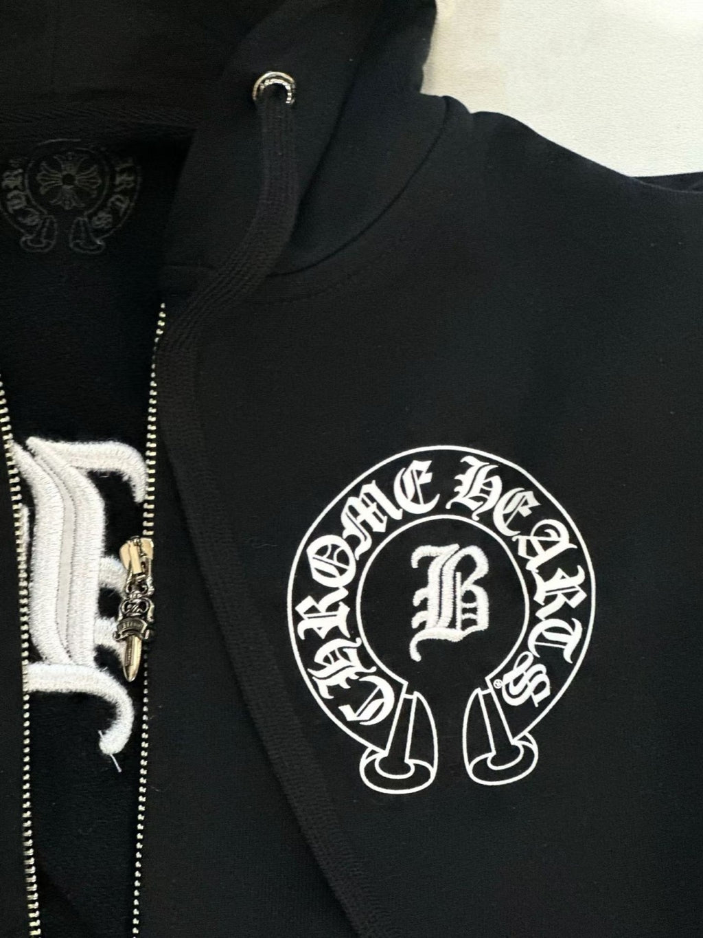 Chrome Hearts Women's And Men's  Spring/Fall Fashion Casual Solid Color Letter Print Hooded Zipper Short Jacket #78689