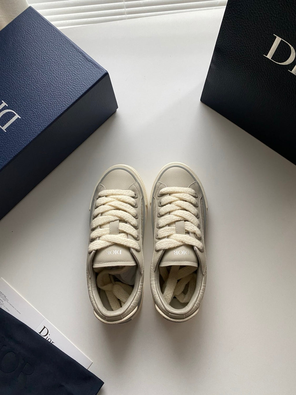 Dior B33 Spin Men's Low Top Lace Up Leather Casual Printed Thick Bottom Height Increasing Sneakers Shoes #77186