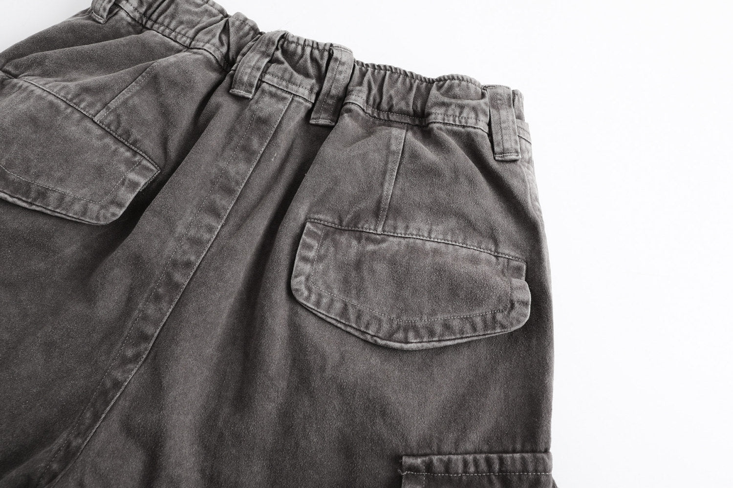 Maison Mihara Yasuhiro Men's Faded Effect Work Pants Summer Vintage Loose Zipper Large Pocket Shorts Ngvp #1921