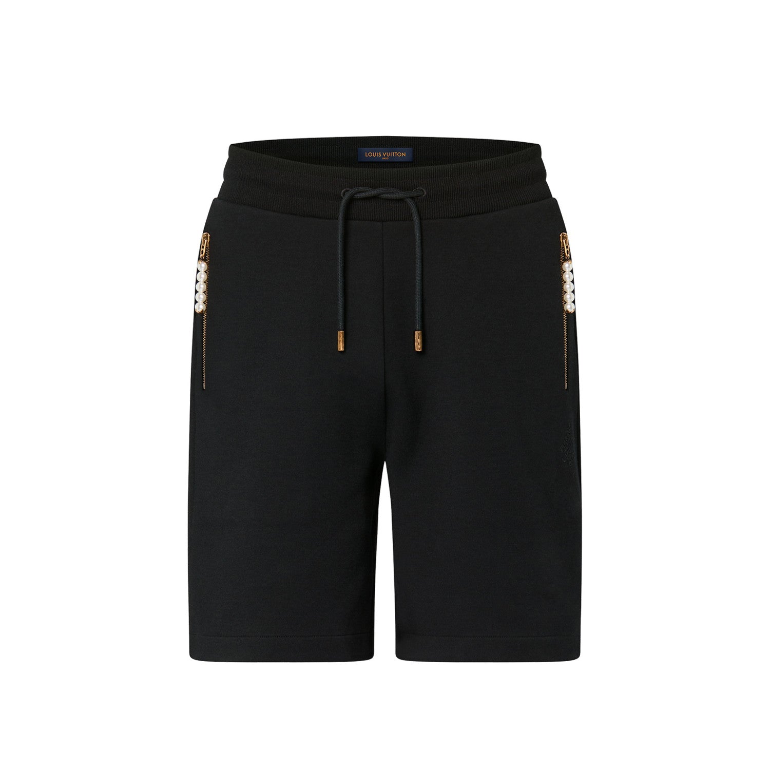 Louis Vuitton Men's Summer Solid Color Drawstring Tie-Up Slim Fit Casual Shorts #77953