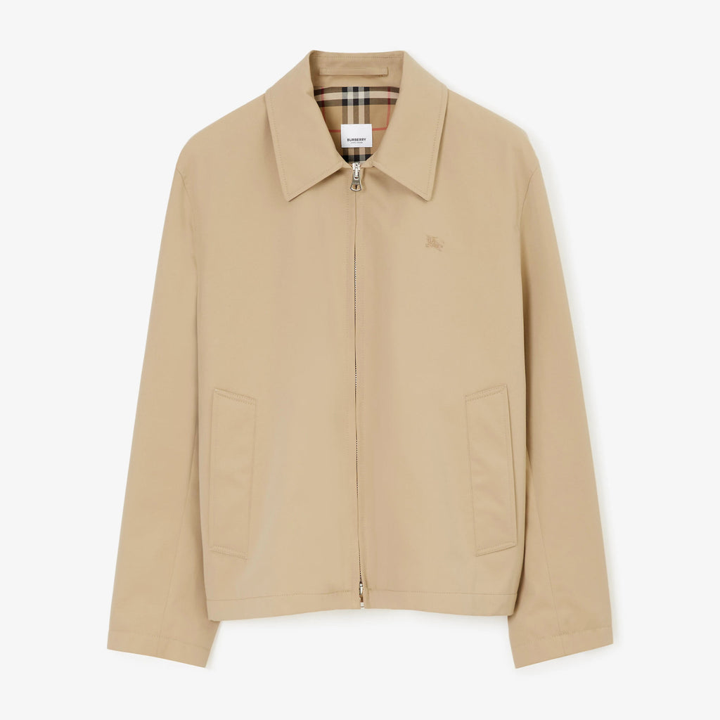 Burberry Men's Autumn and Winter Solid Color Logo Embroidery Zipper Casual Long Sleeve Cotton Jacket #73199