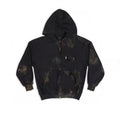 Balenciaga Men's And Women's Logo Graffiti Distressed Spring And Autumn Zipper Loose Solid Color Long Sleeve Hoodie Sweatshirt Ngvp #2314