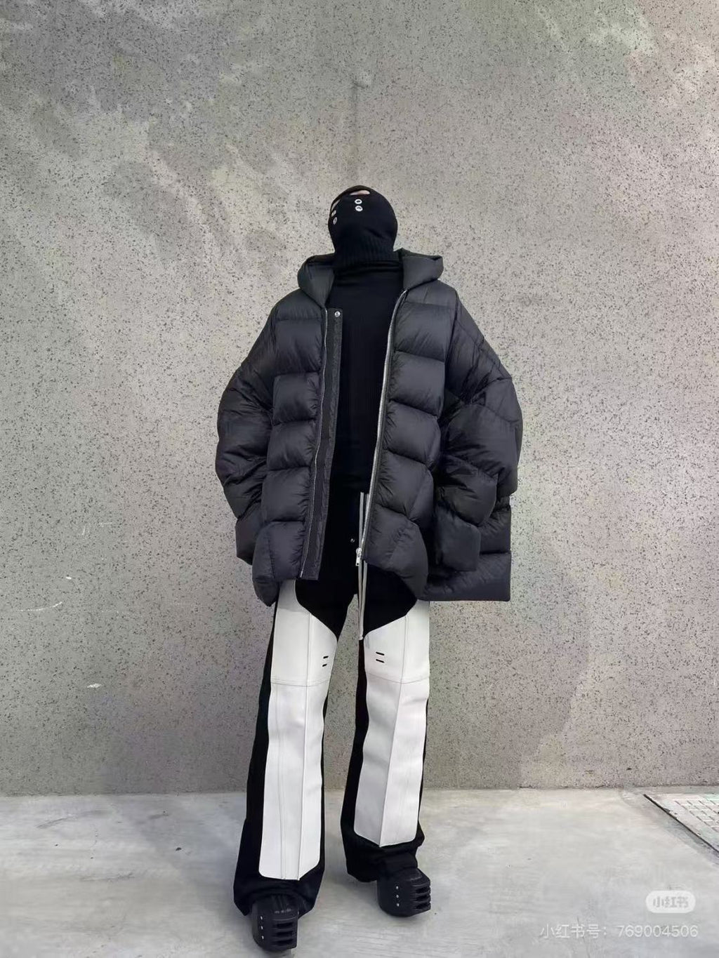 Rick Owens Women's Men's Fall And Winter Green Oversized Down Jacket Luxury Temperament Simple Trend Warm Down Jacket Ngvp #2498