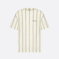 Dior Men's Summer Embroidered Solid Color Striped Loose-Fit Christian Dior Couture Short-Sleeved T-Shirt #81352