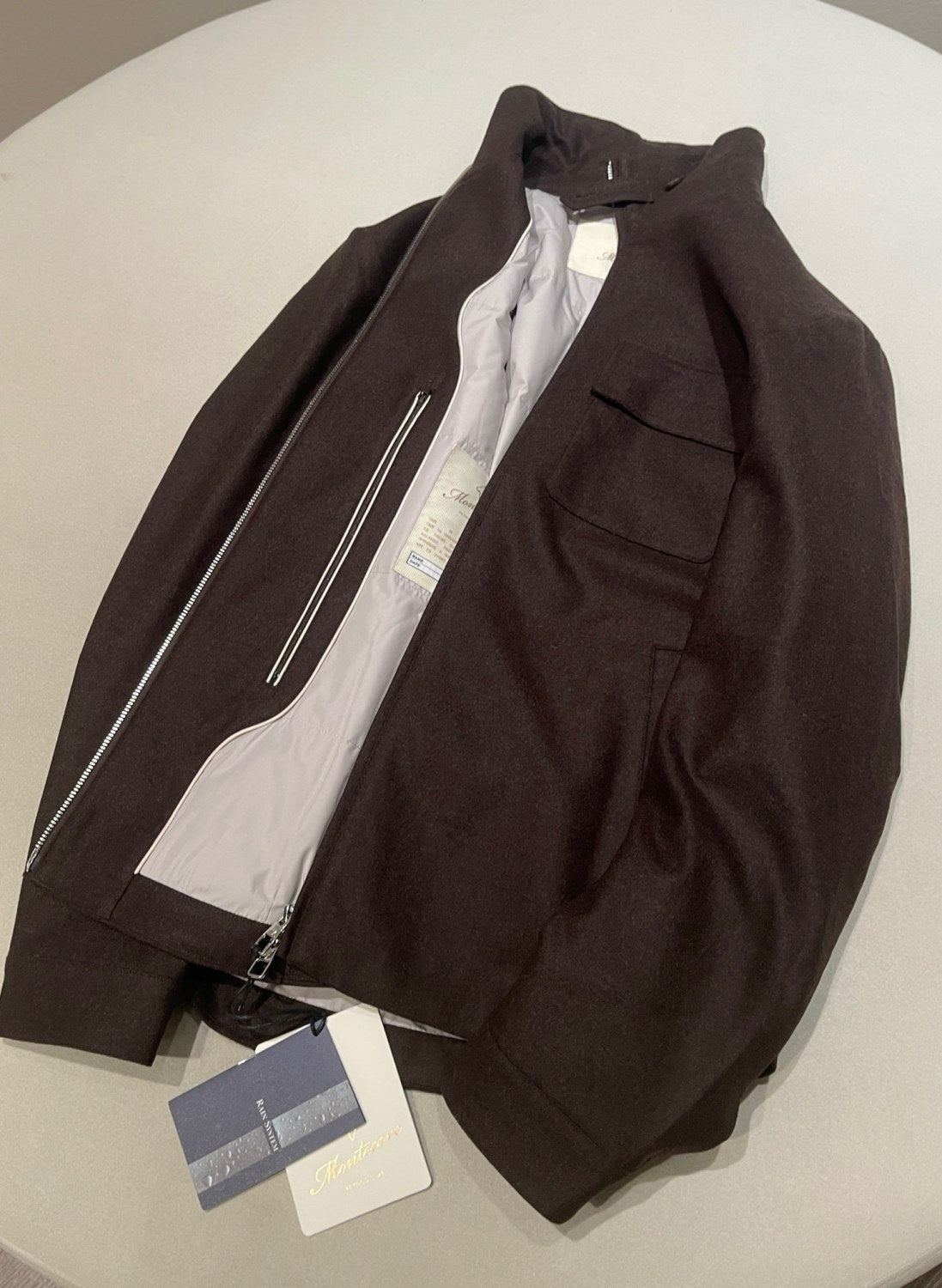 Montre Men's Waterproof Wool And Goose Down Hunting Jacket With Stand Collar #333011