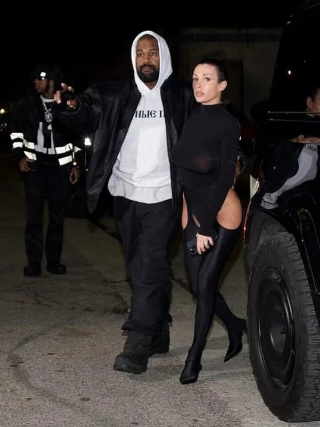 Yeezy X Gosha Kanye Russian Black Dog Grey Black Hoodie Sweatshirt Men's And Women's Spring Autumn High Street Hip Hop Hooded Pullover Hoodie Ngvp #1869