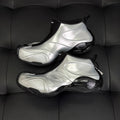Balenciaga Basketball White Distressed Round Toe Zipper Basketball Shoes #332802
