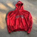 Vetements Men's Red Retro High Street Zip Printed Pullover Hoodie Short Sweatshirt Fashion Spring And Autumn Trend Loose Sweatshirt Jacket #71855
