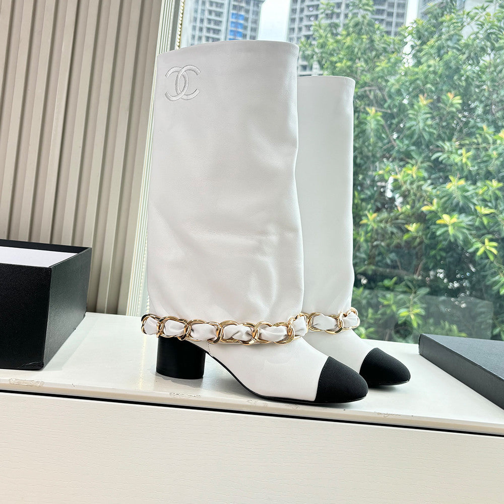 Chanel Women's Letter Knight Boots #334916