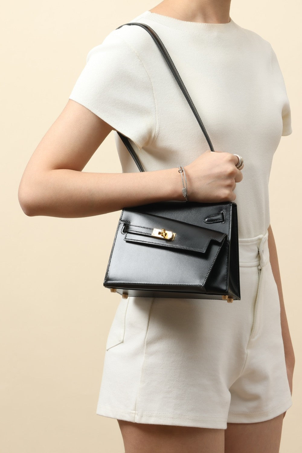 Hermes Women's Fashion Classic Reversible Asymmetric Silver Buckle Cowhide Shoulder Crossbody Tote Bag Bags #78783