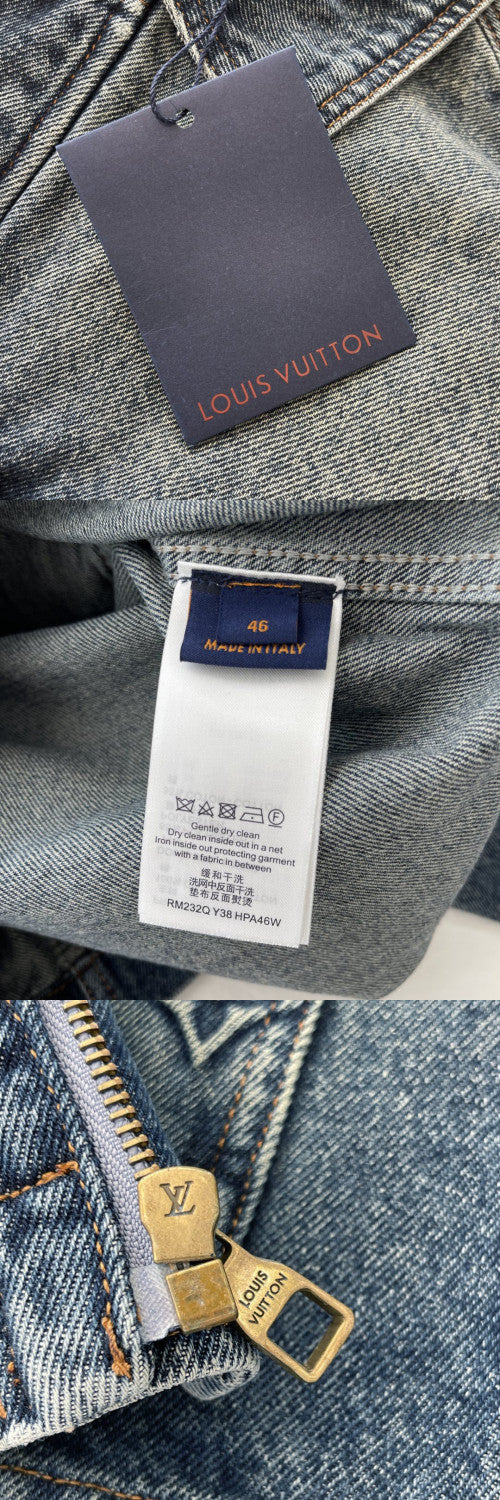 LouisVuitton Spring And Autumn Long Sleeved Denim Coat and Pants Set #94515