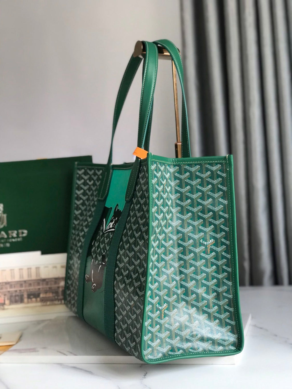 Goyard Handbag Shopping Bags Graffiti Villette Tote Bag # 195373