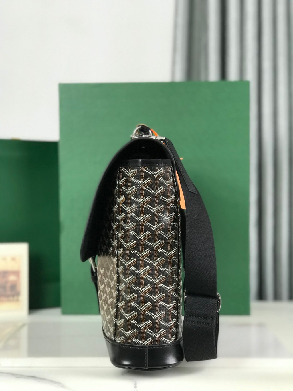 Goyard Citadin Messenger Bag Tote Briefcase With Detachable Shoulder Strap Box Smooth Calfskin Goyardine Cotton-linen Canvas Bag Bags #196799