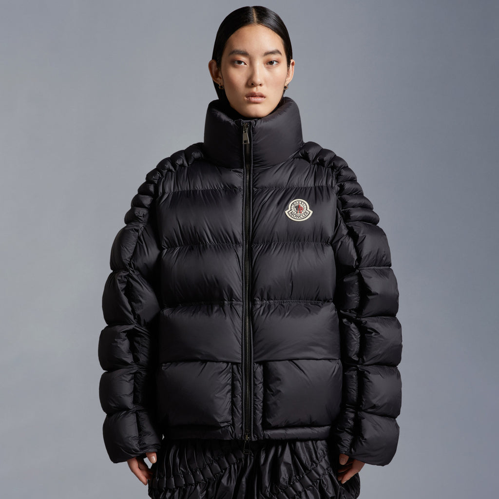 Moncler Men's And Women's Models Winter Black Zip Dofa Short Puffer Down Jacket #97543