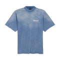 Balenciaga Men's Summer Solid Color Logo Printed Pattern Round Neck Regular Fit Short Sleeve T-Shirt #74487