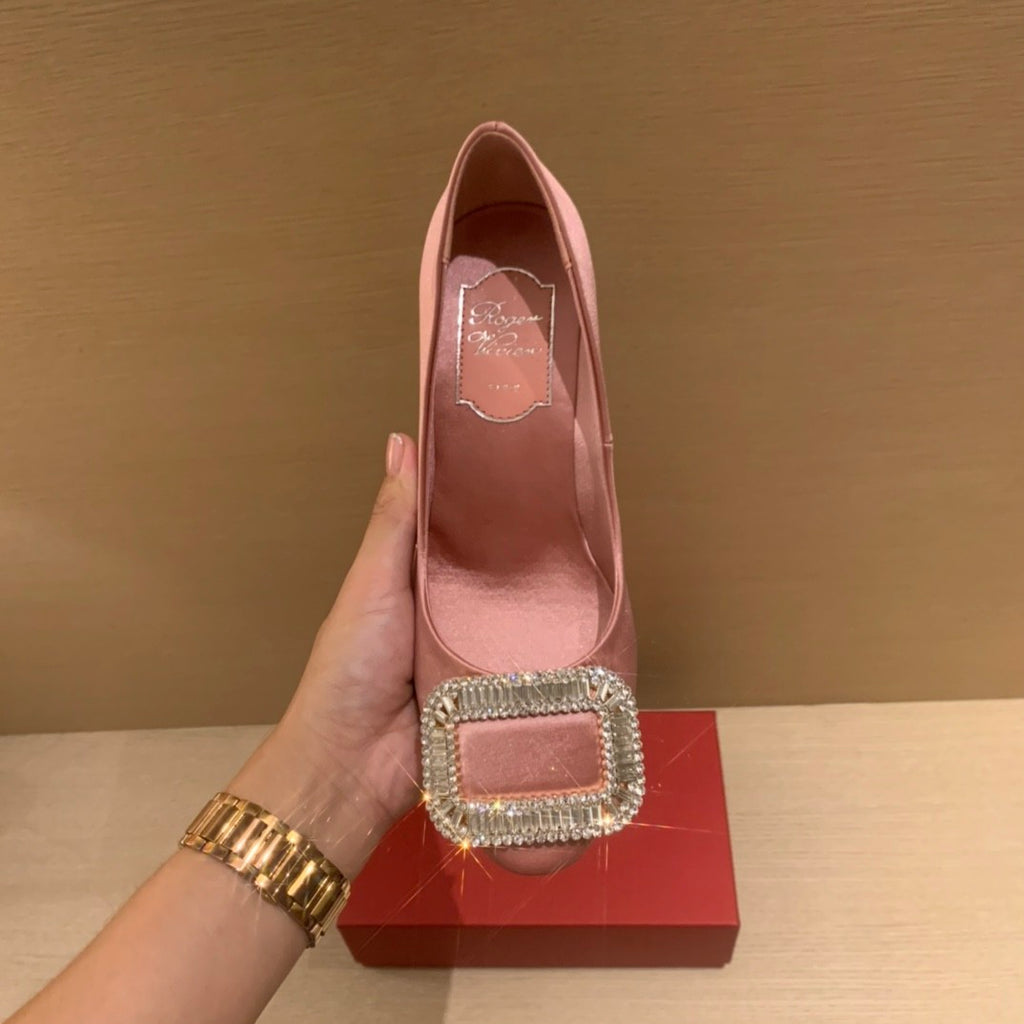 Roger Vivier Silk 6.5cm High Heels#336056
