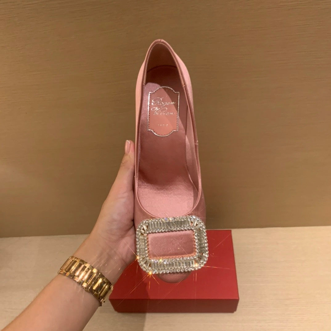 Roger Vivier Silk 6.5cm High Heels#336056