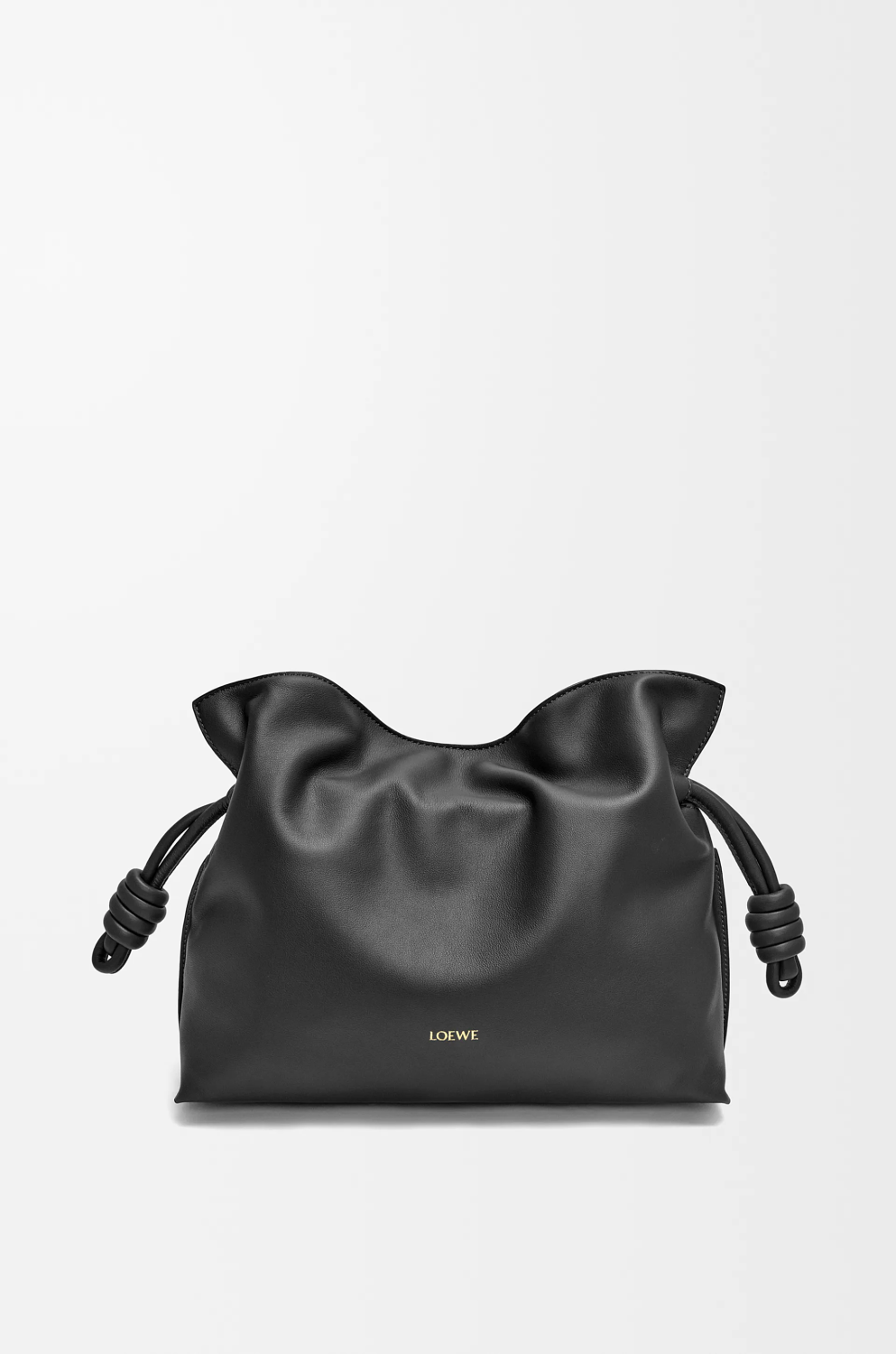 Loewe Women's Medium Nappa Calfskin Leather Flamenco Clutch Solid Color Shoulder Crossbody Bag Magnetic Clasp Closure Bag Bags 0010966075 #81348
