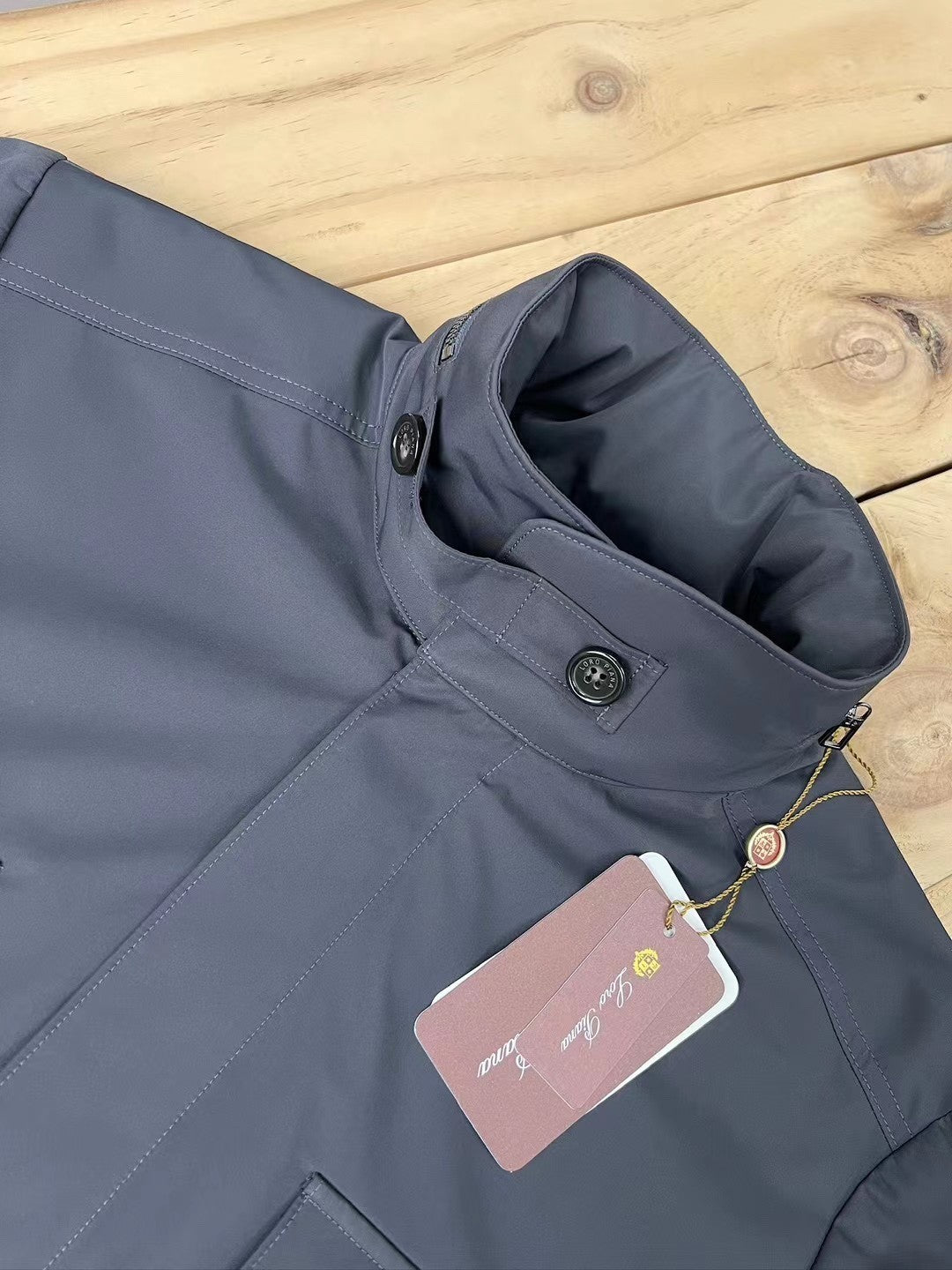 Loro Piana Standing Collar Long Sleeved Jacket #21867