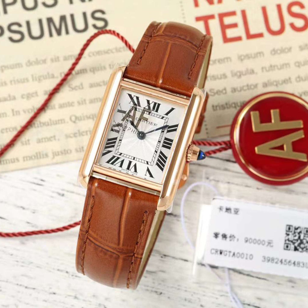 Cartier Tank Must De Cartier Watch Small Model Women's Fashionable And Luxurious Watch #81212