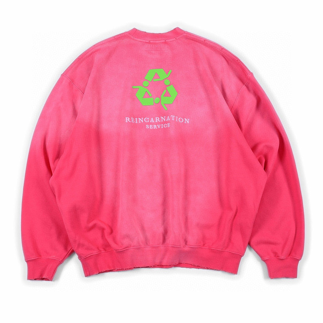 Vetements Letter Print Pullover Sweatshirt Ngvp #6725