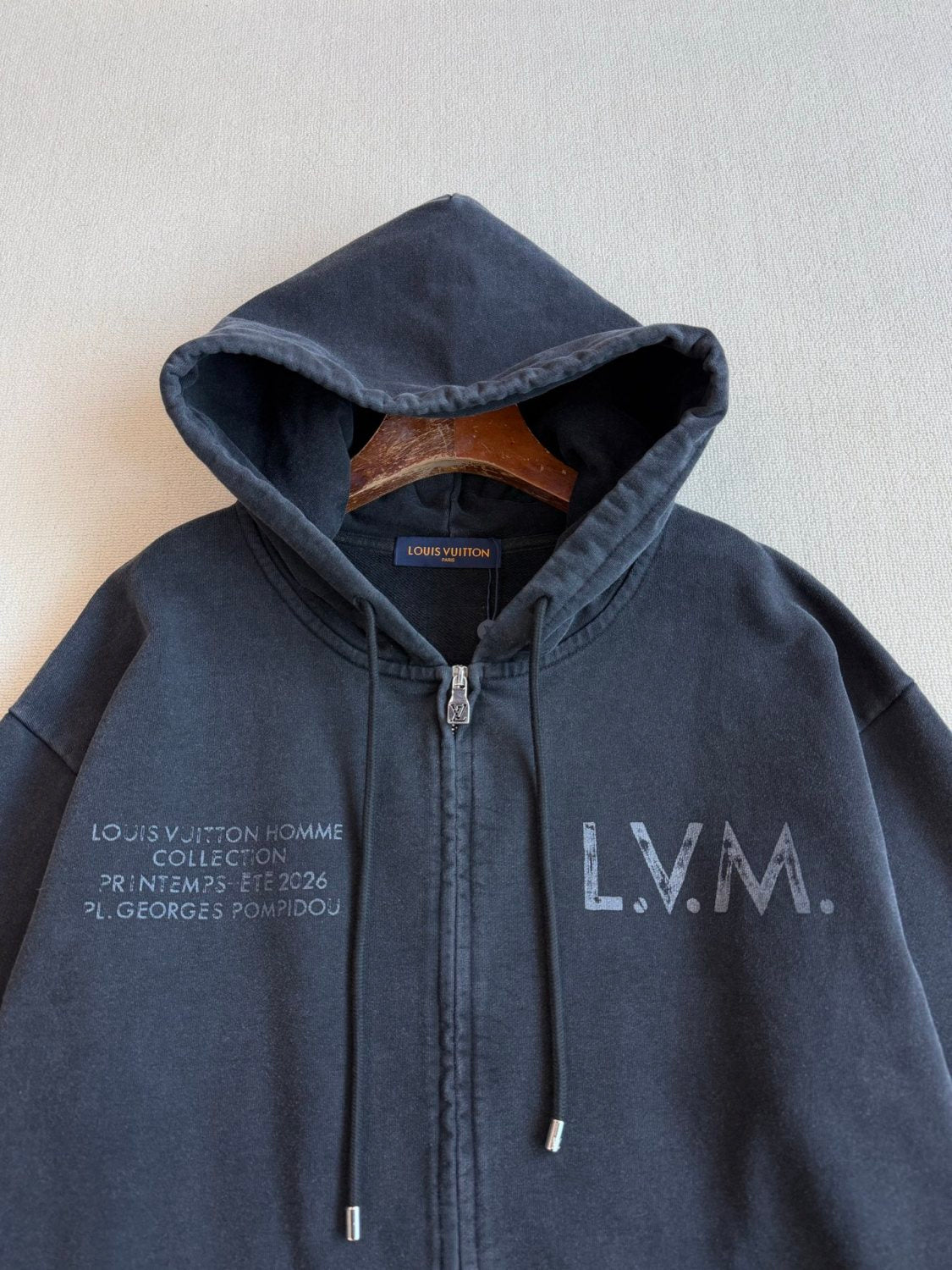 Louis Vuitton Top-guality Version Hooded Zip Cardigan Jacket #335829