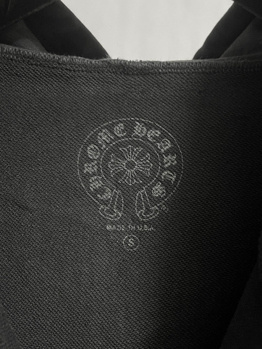 Chrome Hearts Men's Spring and Fall Black Logo Printed Zipper Long Sleeve Hooded Jacket #73992