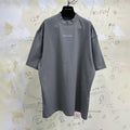 Balenciaga Men's Summer Solid Color Letter Print Round Neck Cotton Short Sleeve T-Shirt #75848