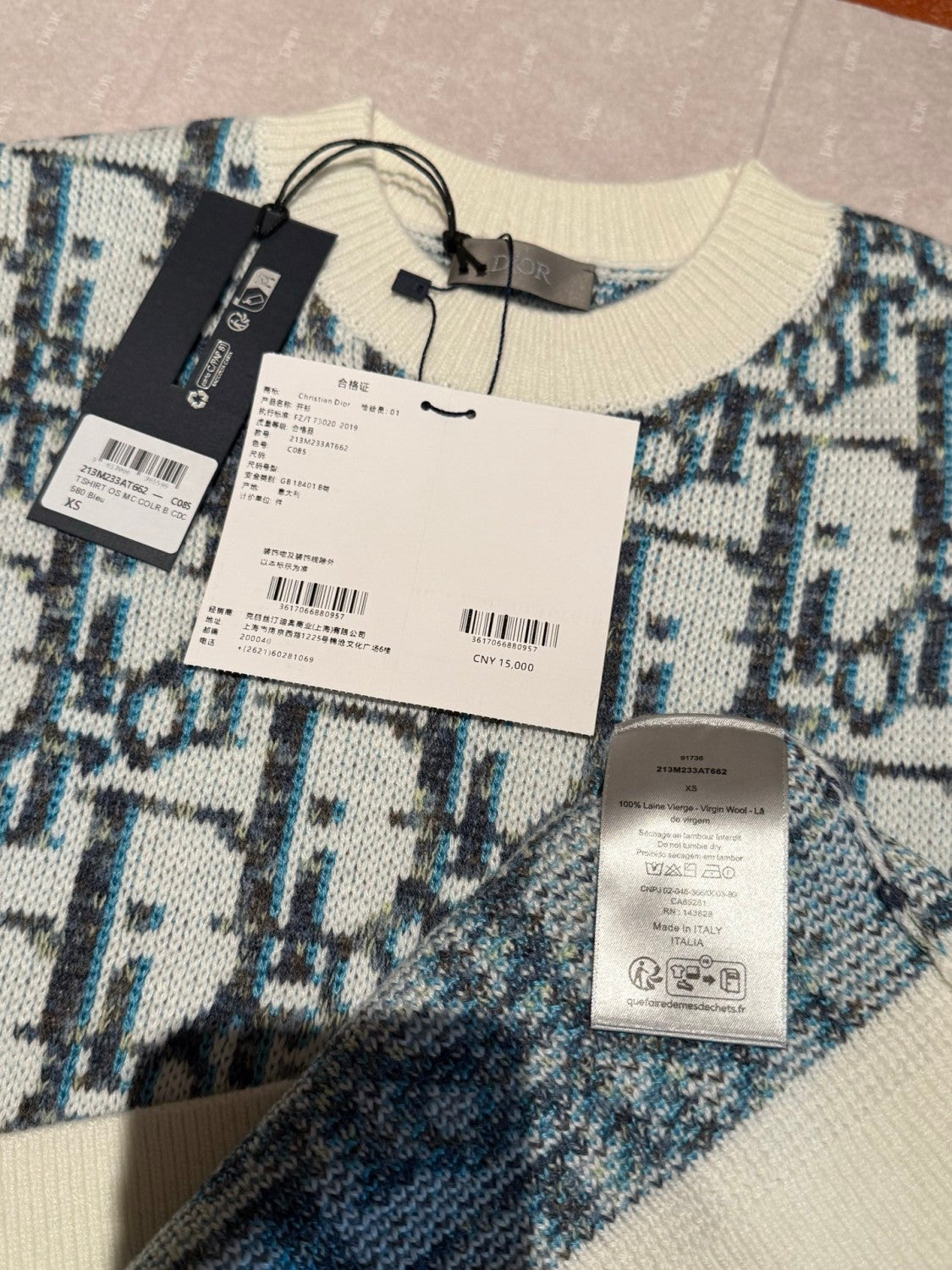 Dior Men's And Women's Spring/Summer Fashion Casual Letter Print Round Neck Sleeveless Wool Knitted Vest Sweater #78297