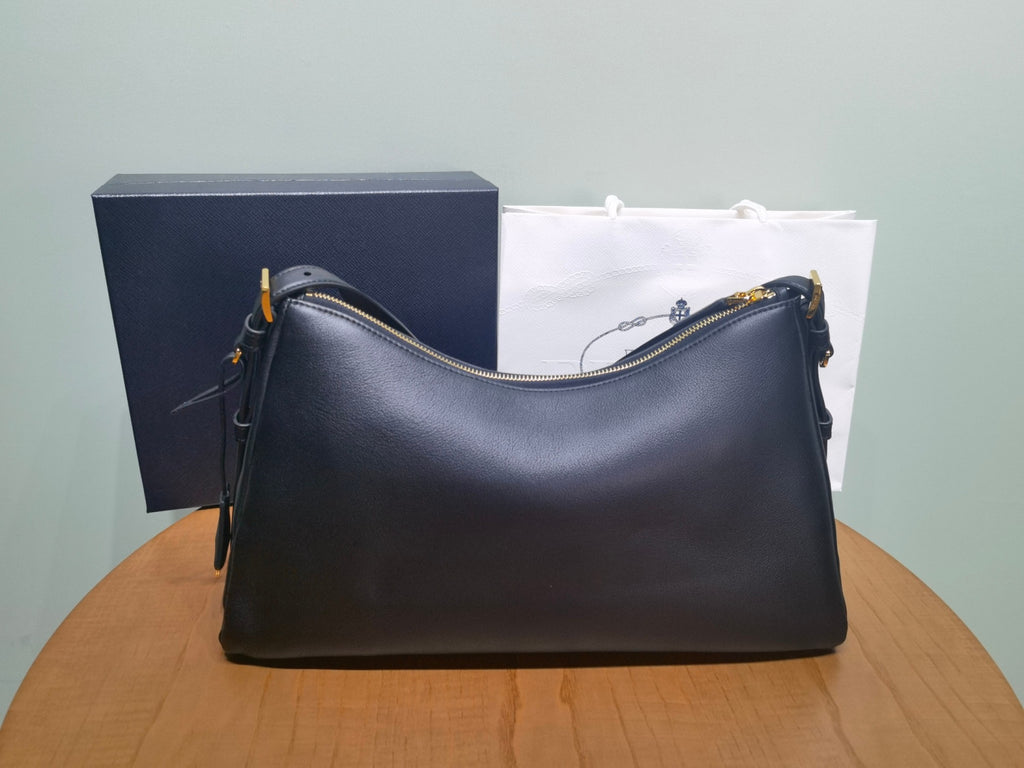 Prada Aimée Large Leather Shoulder Bag 1BC228 #334397