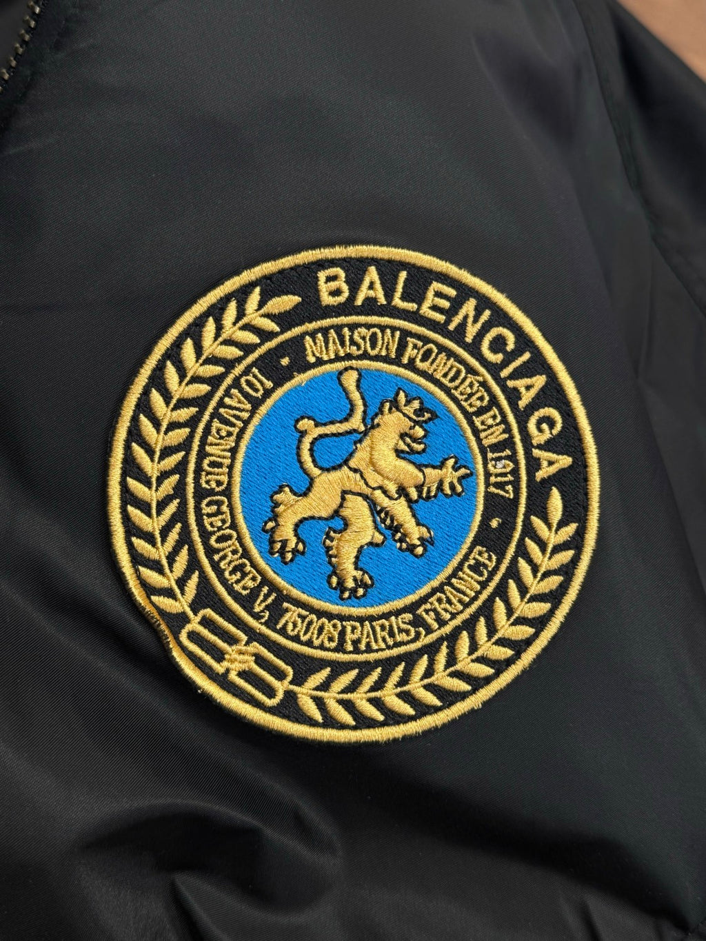 Balenciaga BOMBER Men's And Women's Spring/autumn Solid Color Fashionable Casual Zipper Long Sleeve Loose Fit Jacket #78185