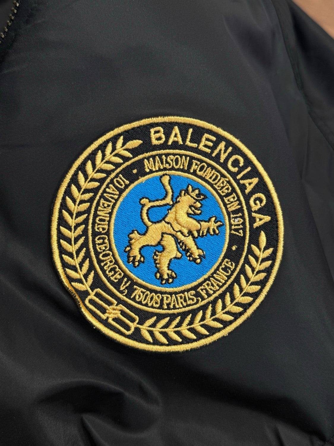 Balenciaga BOMBER Men's And Women's Spring/autumn Solid Color Fashionable Casual Zipper Long Sleeve Loose Fit Jacket #78185