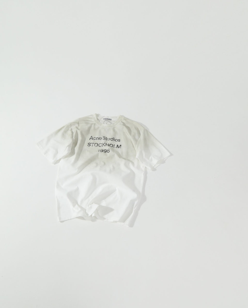 Acne Studios Logo T-shirt Relaxed Fit Cotton #337208