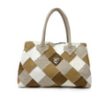 Chrome Hearts Asepne Exclusive Latest Large Heart-Shaped Tote Bag Coffee Brown Color-Block Handbag Fashionable Oversized Bag #194257