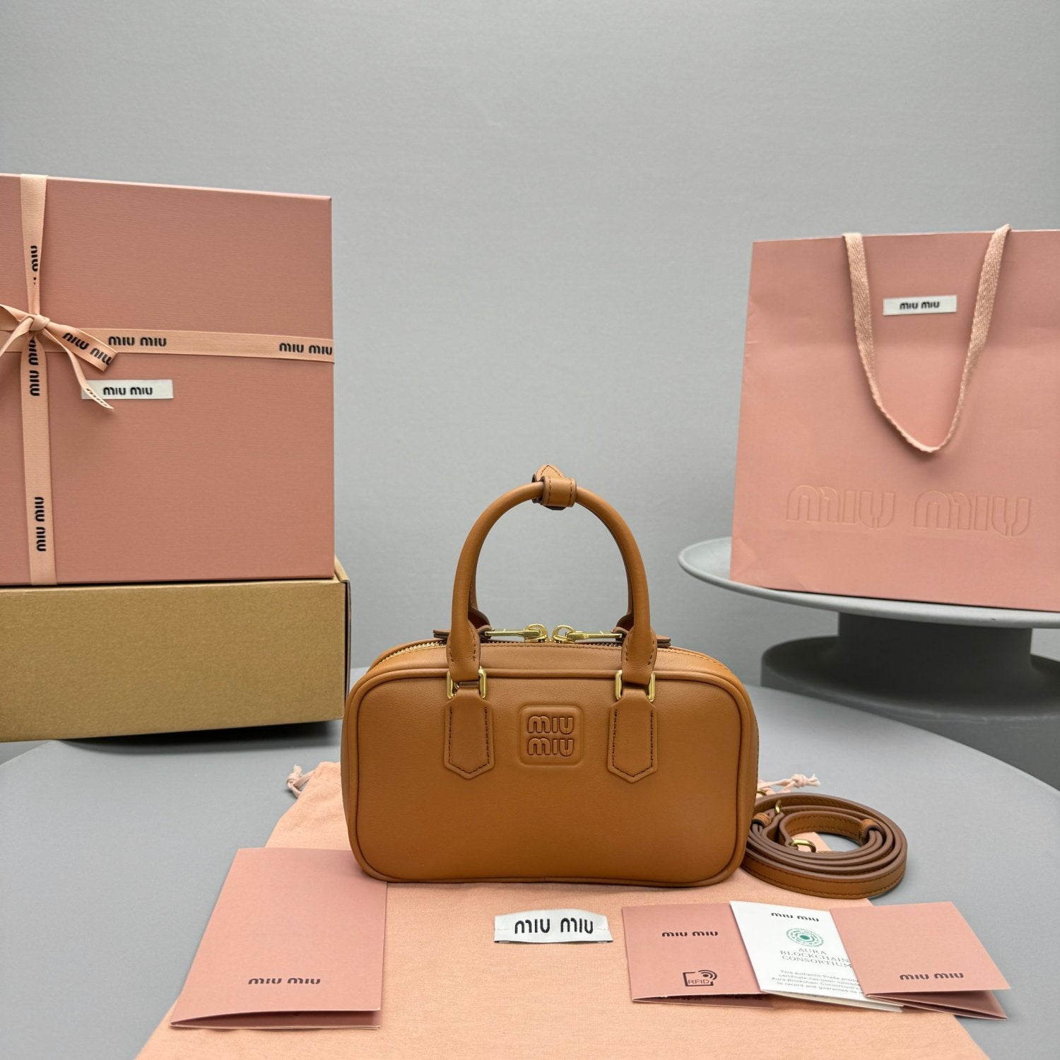 MiuMiu Arcadie Leather Mini Handbags Women's Fashion Cute Size Casual Tote Crossbody Bags Shoulder Handbag Bag Bags 5BP088 #71864