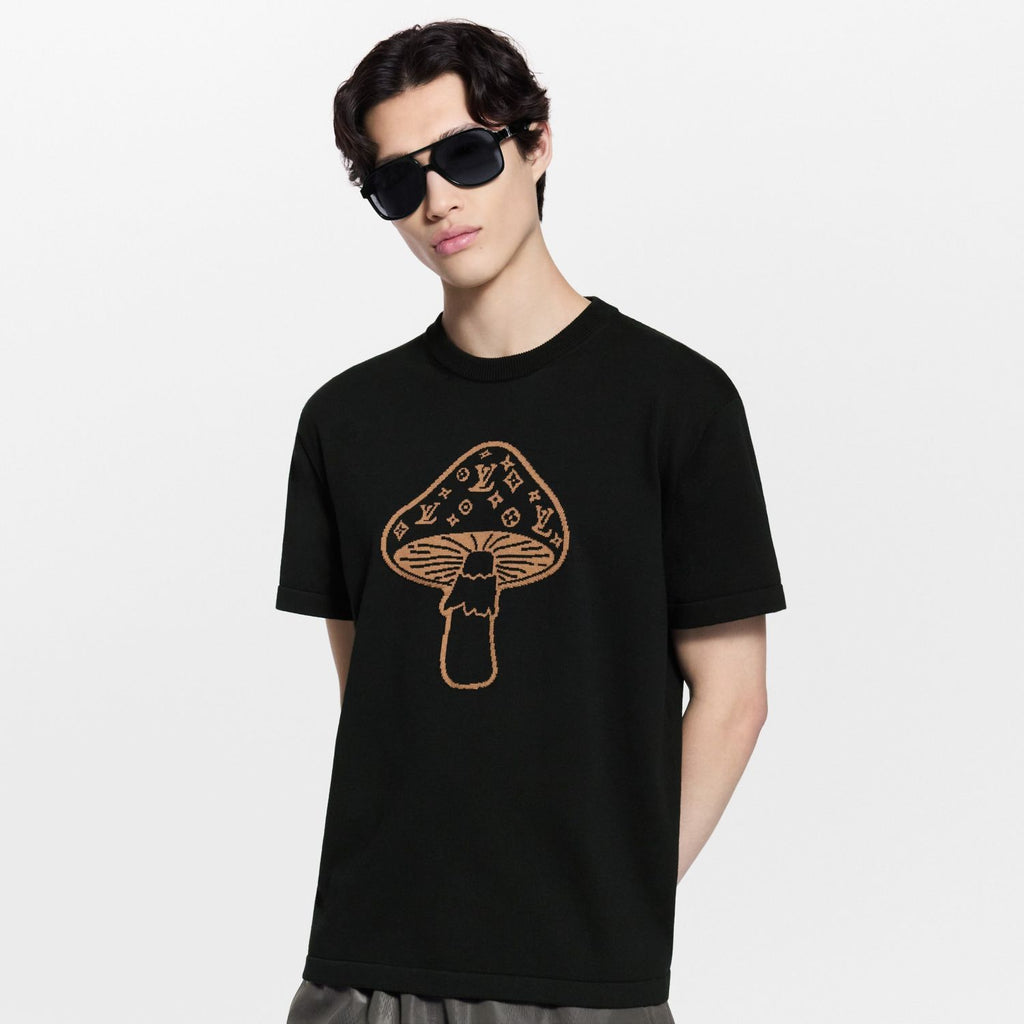 Louis Vuitton Short Sleeved Intarsia Crewneck #333732
