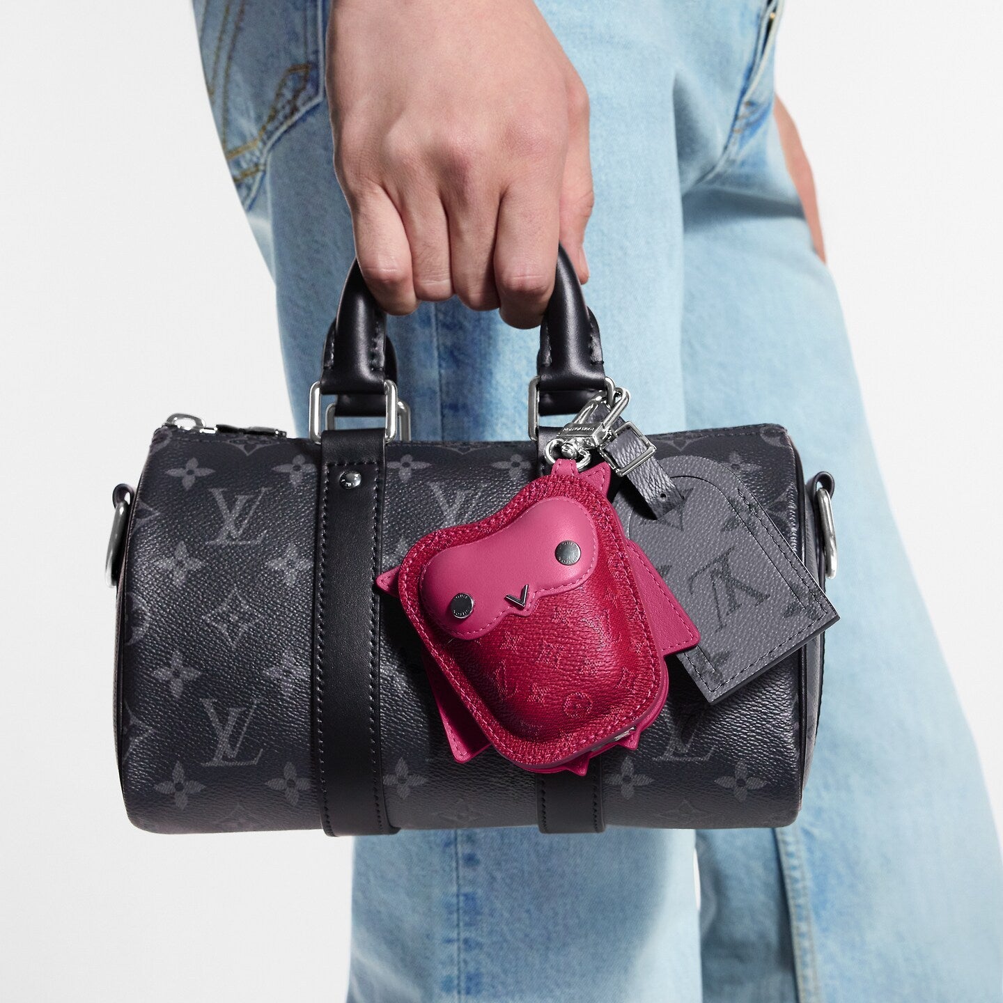 Louis Vuitton Lv Owl Headphones Bag Keychain Pendant Fashionable Exquisite Bag Pendant Monogram Mini Bag Accessory M03442 #195328