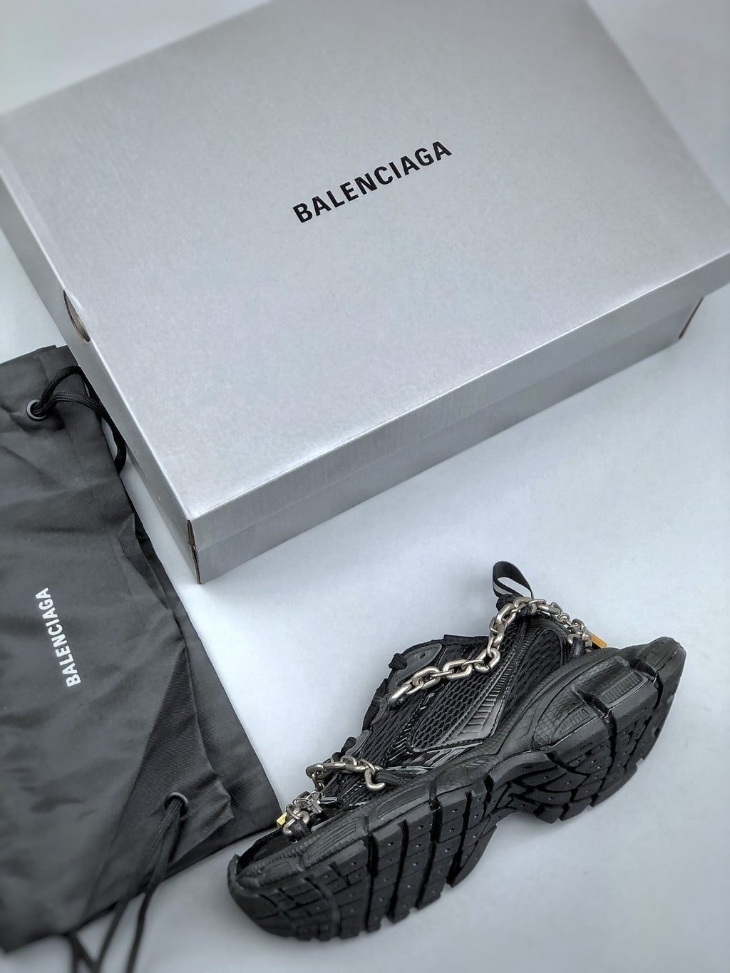Balenciaga Men's Women's 3XL Sneakers Kids' Heart Lock Doing Old Tie Low Retro Dad Shoes Solid Color Trend Casual Shoes Ngvp #1443