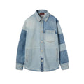 Gucci Men's Spring/Autumn Fashionable Washed Color Letter Logo Embossed Denim Shirt Jacket #78161
