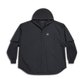 Balenciaga Men's Spring Autumn Black No Drawstring Connected Hooded Single Breasted Long Sleeve Shirt #97866