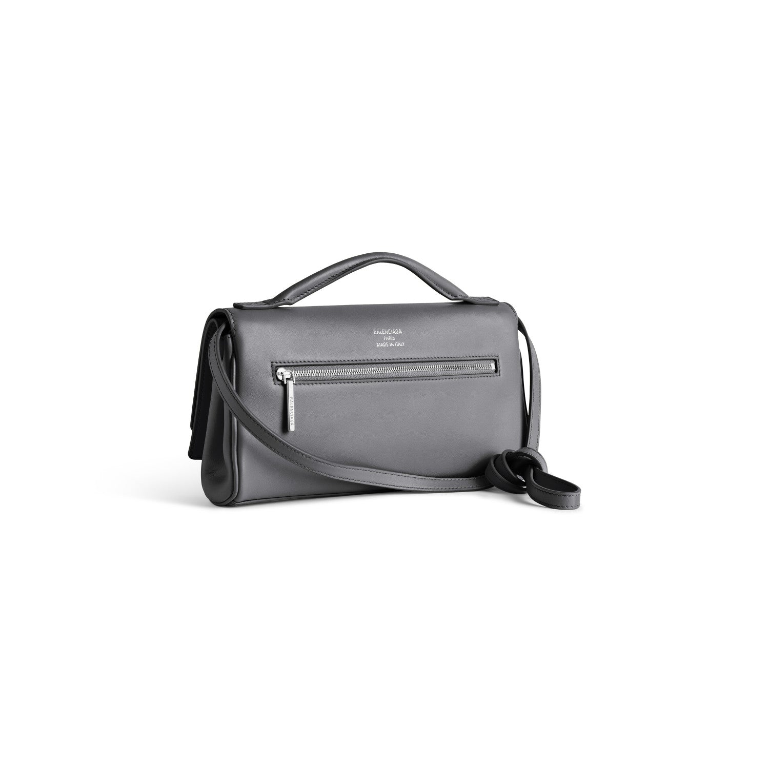 Balenciaga Women's Bel Air Small Clutch Bag Logo Printed Solid Color Leather Tote Bag Bags 8349432ABAV6036 Ngvp #1244