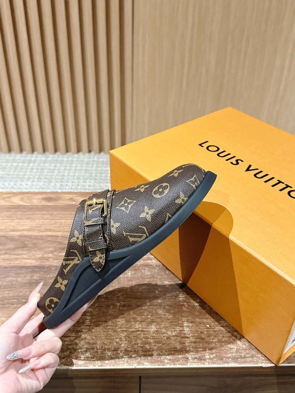 LOUIS VUITTON LV To-Go Flat Comfort Clog Shoes #379748