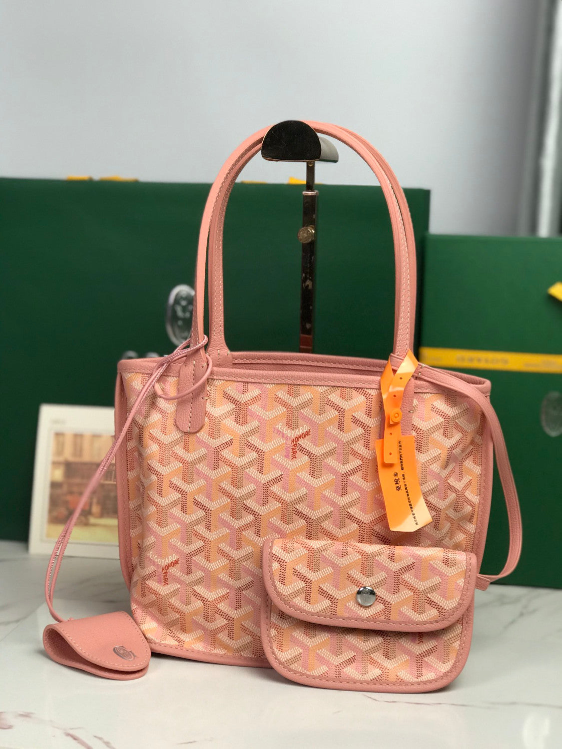 Goyard Four Seasons Colorful Collection Anjou Mini Bags Clutch Bags Card Holders Handbags Fashionable Casual Commuter Bag Bags #196819