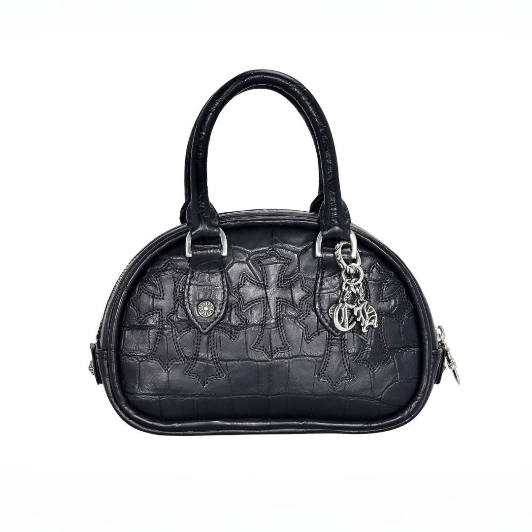 Chrome Hearts Cowhide Leather S925 sterling silver hardware accessories bag sword jacquard lining Bags #82507A