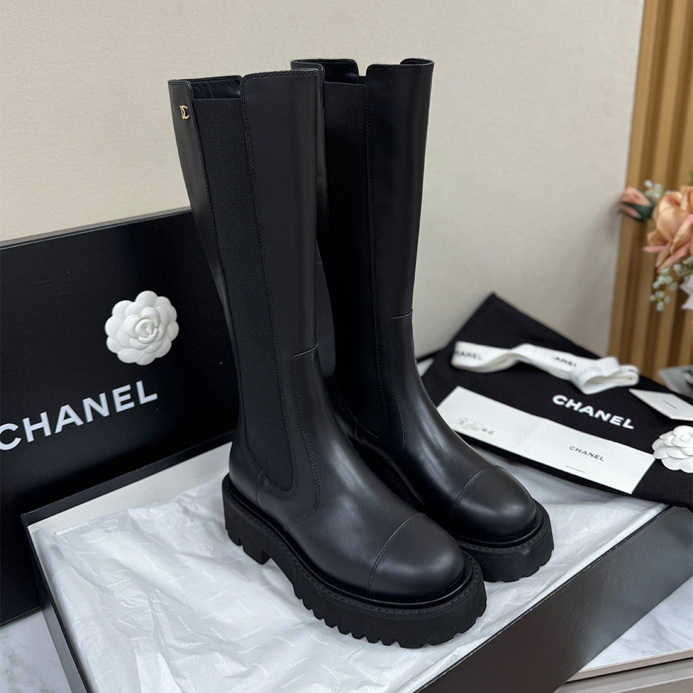Chanel Thick Sole Knight Boots #385423